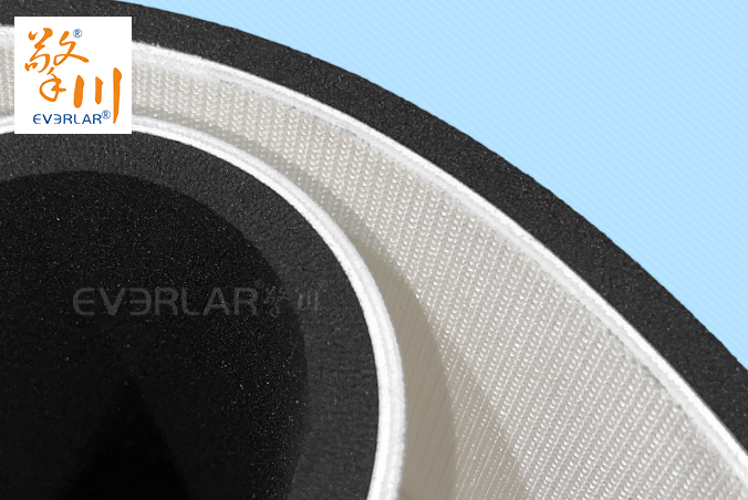 PVC加導條黑色EVA棉輸送帶耐酸堿減震電子行業(yè)精密元件傳輸皮帶定制