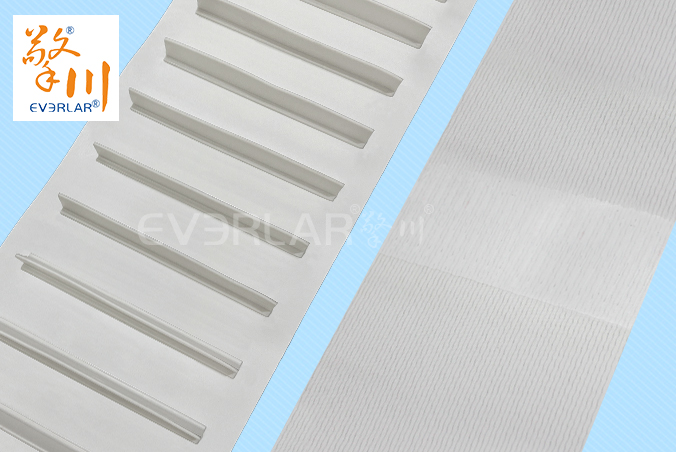 食品級白色PU輸送帶加擋板防滑落耐磨食品包裝分揀線傳送帶定制