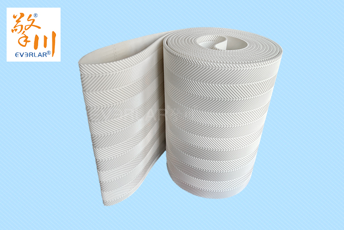 PVC輸送帶加魚骨紋耐磨耐切割食品包裝生產(chǎn)線設(shè)備傳送帶