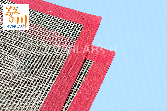 鐵氟龍耐高溫輸送帶膠印機印花烘燥設備網(wǎng)格工業(yè)皮帶廠家