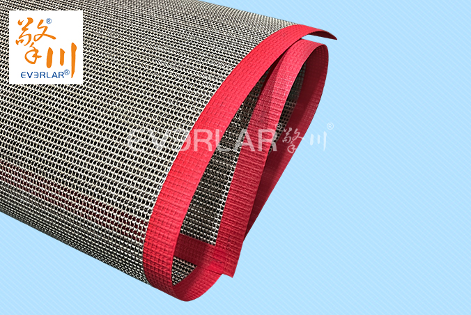 鐵氟龍耐高溫輸送帶膠印機印花烘燥設備網(wǎng)格工業(yè)皮帶廠家